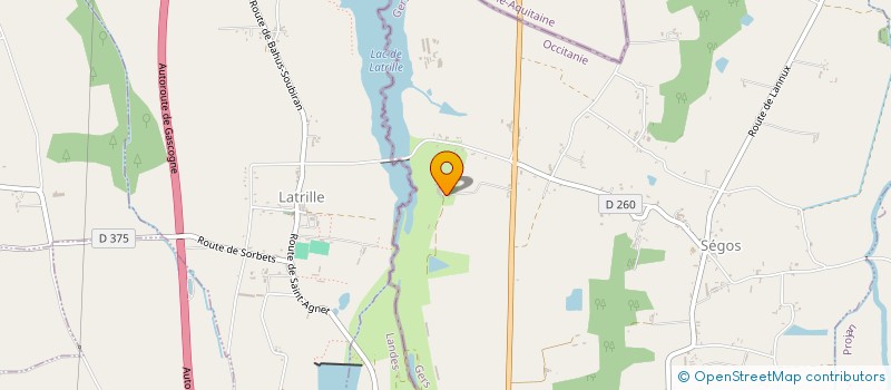 localisation de l'entreprise MONSIEUR PIERRE BEZECOURT  SEGOS