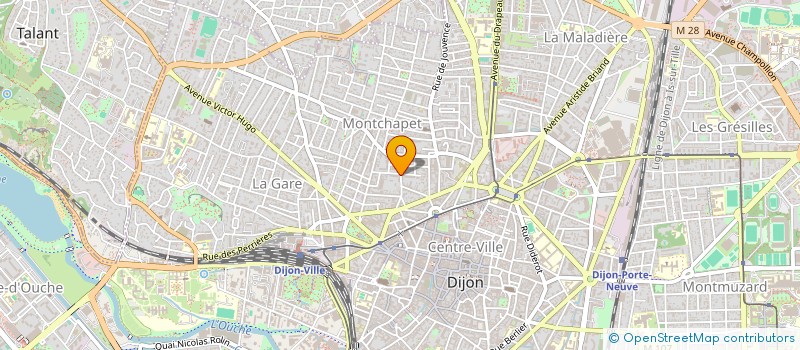 localisation de l'entreprise MONSIEUR PIERRE BEZIAUD à DIJON