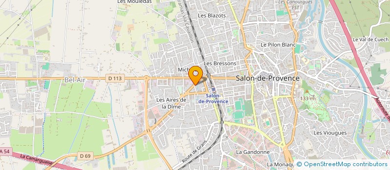 localisation de l'entreprise MONSIEUR PIERRE BIANCARELLI  SALON-DE-PROVENCE