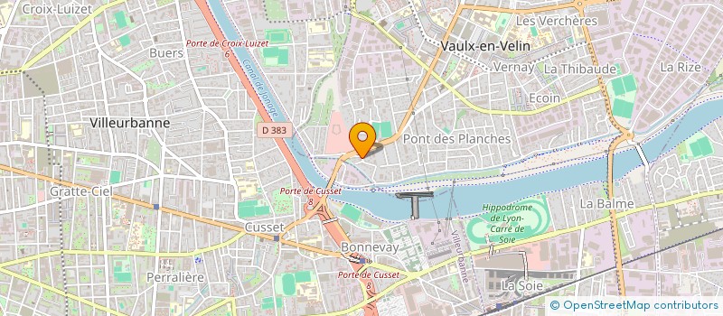 localisation de l'entreprise MONSIEUR PIERRE BIANCHI  VAULX-EN-VELIN