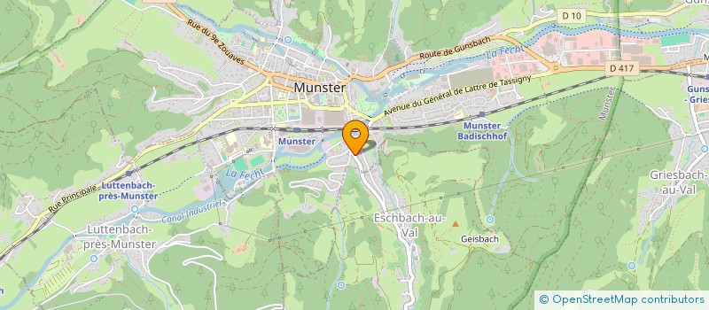 localisation de l'entreprise MONSIEUR PIERRE BIANCHI  MUNSTER