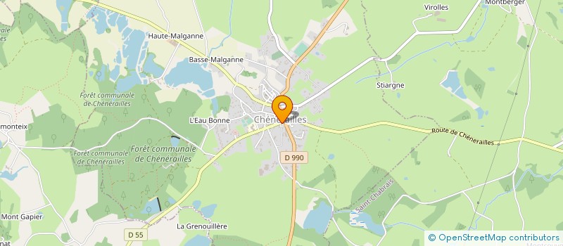 localisation de l'entreprise MONSIEUR PIERRE BIANCONI à CHENERAILLES