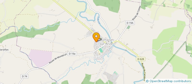 localisation de l'entreprise MONSIEUR PIERRE BIBOULET à DAUMAZAN-SUR-ARIZE