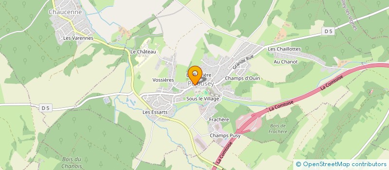 localisation de l'entreprise MONSIEUR PIERRE BICHET à PELOUSEY