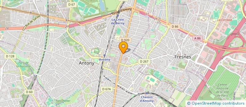 localisation de l'entreprise MONSIEUR PIERRE BIDAUT à ANTONY