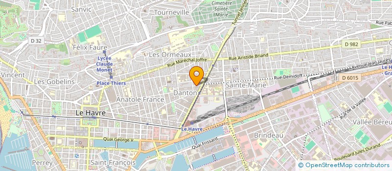 localisation de l'entreprise MONSIEUR PIERRE BIEUZENT  LE HAVRE