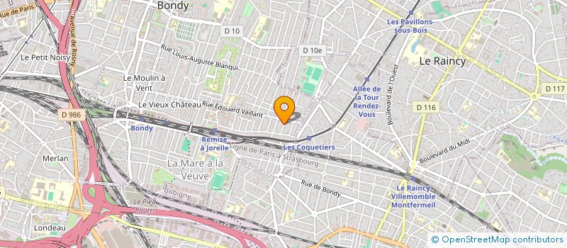 localisation de l'entreprise MONSIEUR PIERRE BIGO  BONDY