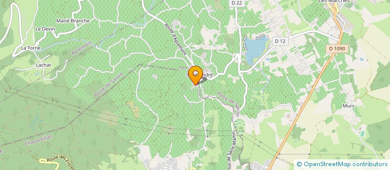 localisation de l'entreprise MONSIEUR PIERRE BIGOT  CHAPAREILLAN