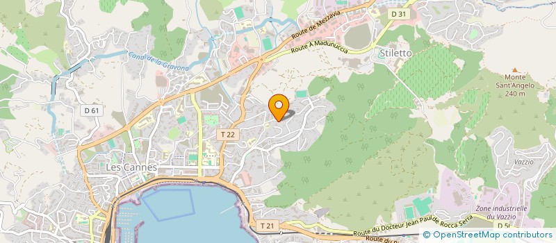 localisation de l'entreprise MONSIEUR PIERRE BIGUET à AJACCIO