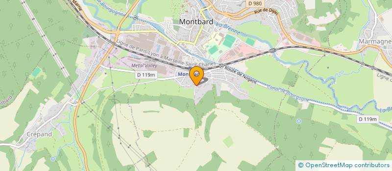 localisation de l'entreprise MONSIEUR PIERRE BILBOT  MONTBARD