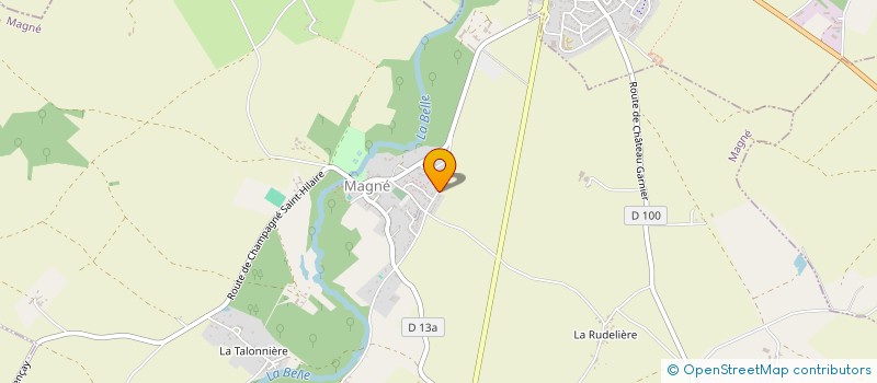 localisation de l'entreprise MONSIEUR PIERRE BILLAUD  MAGNE