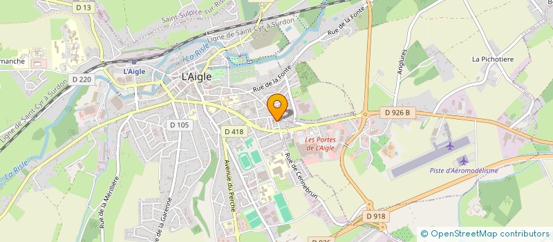 localisation de l'entreprise MONSIEUR PIERRE BILLON à L'AIGLE