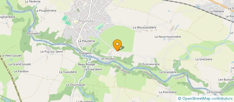 localisation de l'entreprise MONSIEUR PIERRE BINET  BOUSSAY