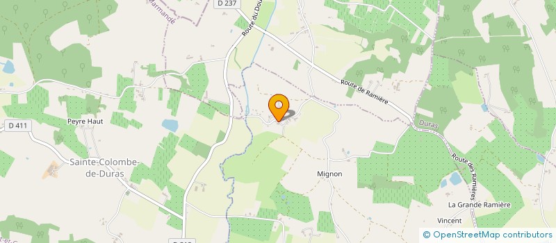 localisation de l'entreprise MONSIEUR PIERRE BIREAUD  BALEYSSAGUES