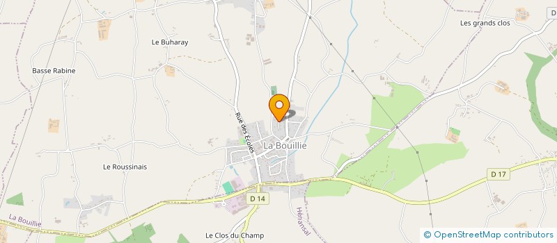 localisation de l'entreprise MONSIEUR PIERRE BISSON à LA BOUILLIE