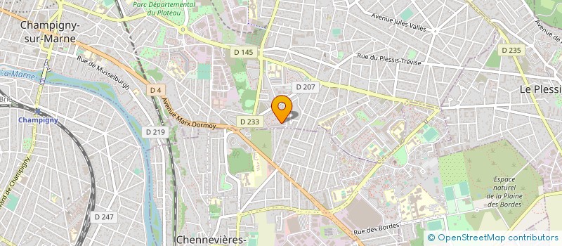 localisation de l'entreprise MONSIEUR PIERRE BIZEUL à CHAMPIGNY-SUR-MARNE