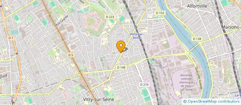 localisation de l'entreprise MONSIEUR PIERRE BLAIN  VITRY-SUR-SEINE