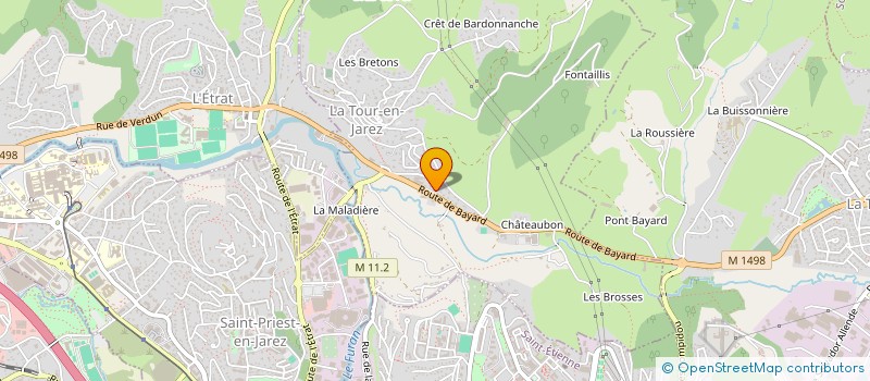 localisation de l'entreprise MONSIEUR PIERRE-BLAISE MOUNIER  LA TOUR-EN-JAREZ