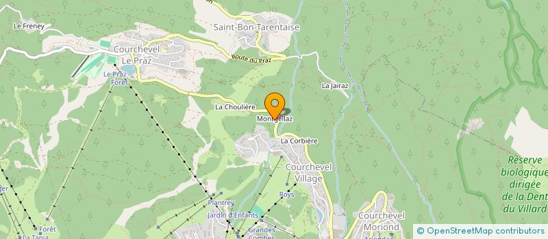 localisation de l'entreprise MONSIEUR PIERRE BLANC à COURCHEVEL