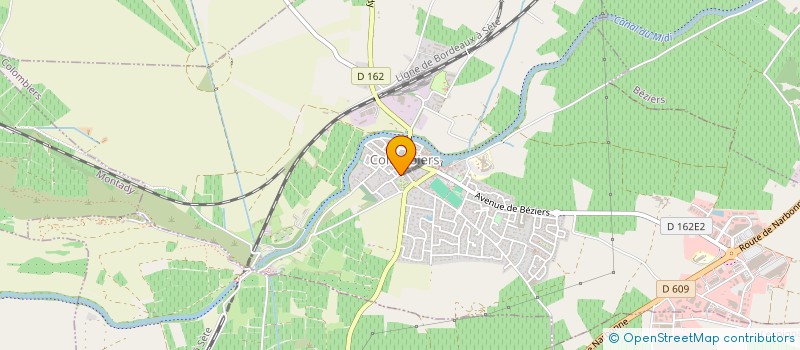 localisation de l'entreprise MONSIEUR PIERRE BLANC à COLOMBIERS