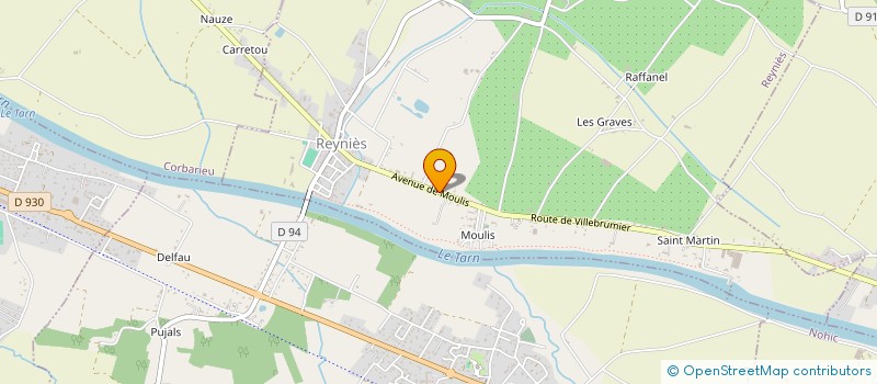 localisation de l'entreprise MONSIEUR PIERRE BLANC  REYNIES