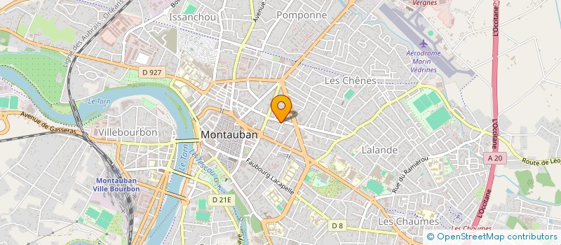 localisation de l'entreprise MONSIEUR PIERRE BLANC  MONTAUBAN