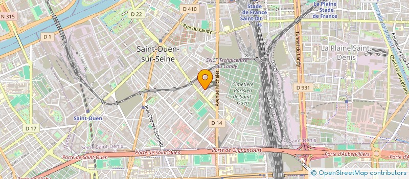localisation de l'entreprise MONSIEUR PIERRE BLANCHARD à SAINT-OUEN-SUR-SEINE