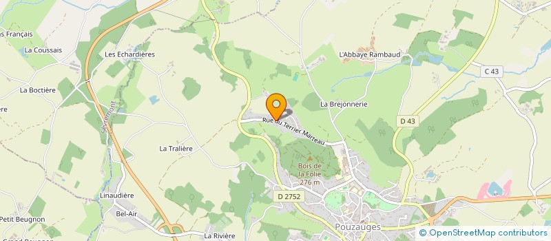 localisation de l'entreprise MONSIEUR PIERRE BLANCHARD à POUZAUGES