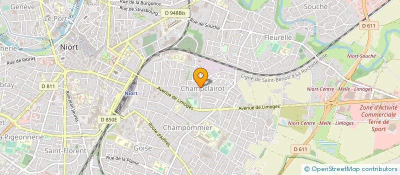 localisation de l'entreprise MONSIEUR PIERRE BLANCHET à NIORT