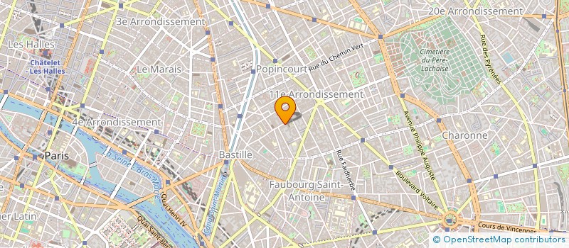 localisation de l'entreprise MONSIEUR PIERRE BLANCHON à PARIS