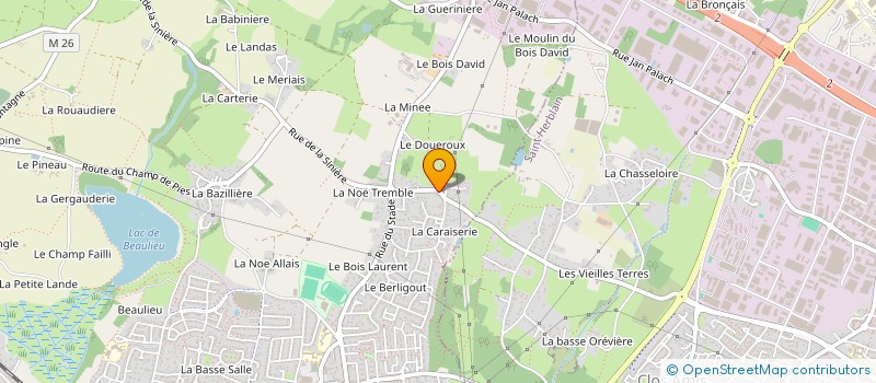 localisation de l'entreprise MONSIEUR PIERRE BLANDIN à COUERON