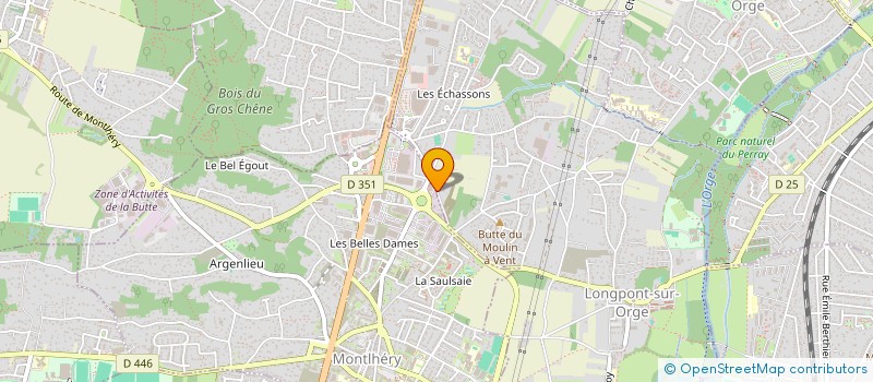 localisation de l'entreprise MONSIEUR PIERRE BLANGEOT  MONTLHERY