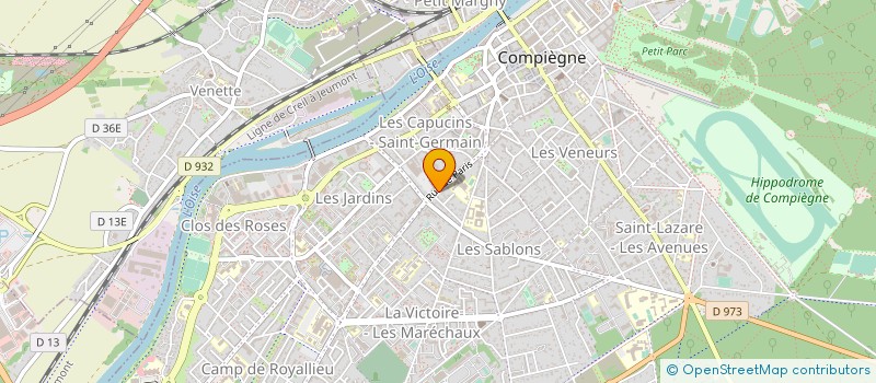 localisation de l'entreprise MONSIEUR PIERRE BLIN à COMPIEGNE