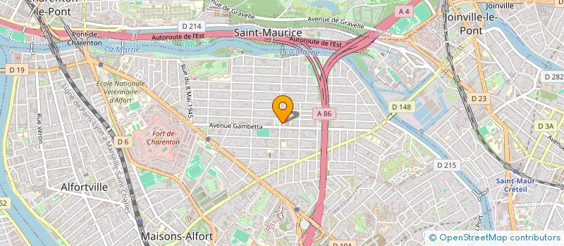 localisation de l'entreprise MONSIEUR PIERRE BLIN  MAISONS-ALFORT