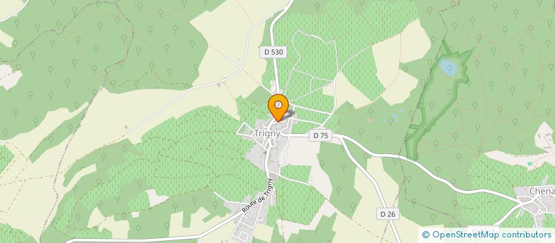 localisation de l'entreprise MONSIEUR PIERRE BLIN  TRIGNY