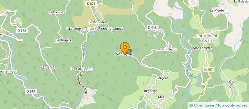 localisation de l'entreprise MONSIEUR PIERRE BLOIS  SAINT-ANDEOL-DE-VALS