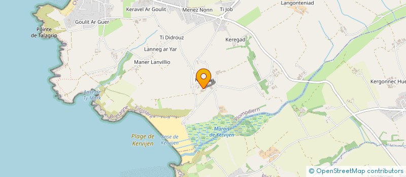 localisation de l'entreprise MONSIEUR PIERRE BLOUET  PLOMODIERN