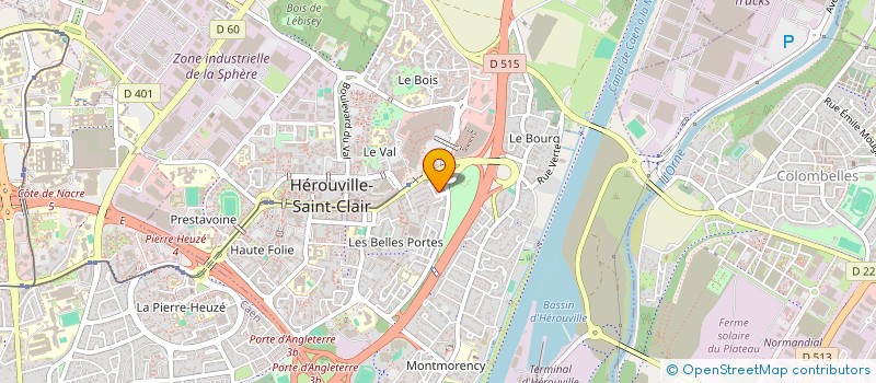 localisation de l'entreprise MONSIEUR PIERRE BOCAGE à HEROUVILLE-SAINT-CLAIR