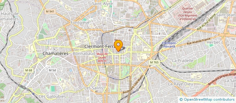 localisation de l'entreprise MONSIEUR PIERRE BOCHARD  CLERMONT-FERRAND