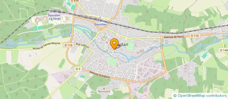 localisation de l'entreprise MONSIEUR PIERRE BOCQUET  DOURDAN