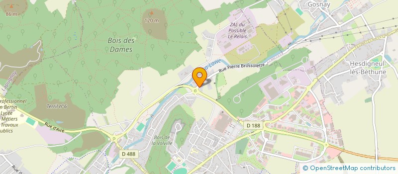 localisation de l'entreprise MONSIEUR PIERRE BODART  BRUAY-LA-BUISSIERE