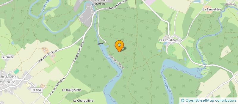 localisation de l'entreprise MONSIEUR PIERRE BODIN  FOUSSAIS-PAYRE