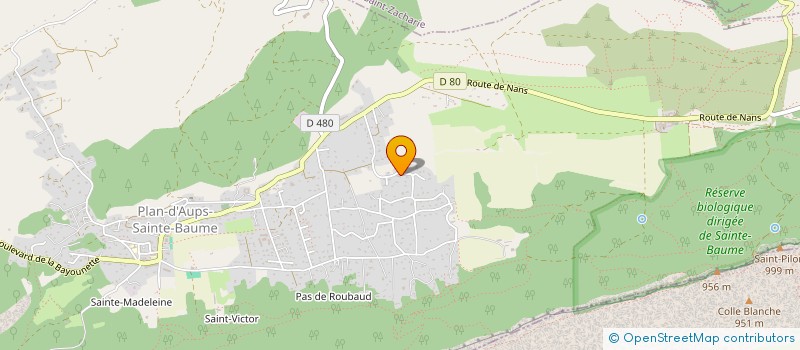 localisation de l'entreprise MONSIEUR PIERRE BOHERA  PLAN-D'AUPS-SAINTE-BAUME