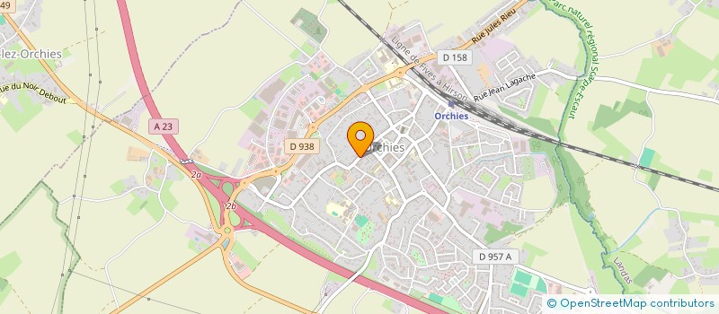 localisation de l'entreprise MONSIEUR PIERRE BOIDOUX  ORCHIES