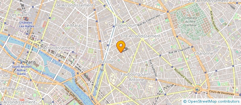 localisation de l'entreprise MONSIEUR PIERRE BOILEAU  PARIS