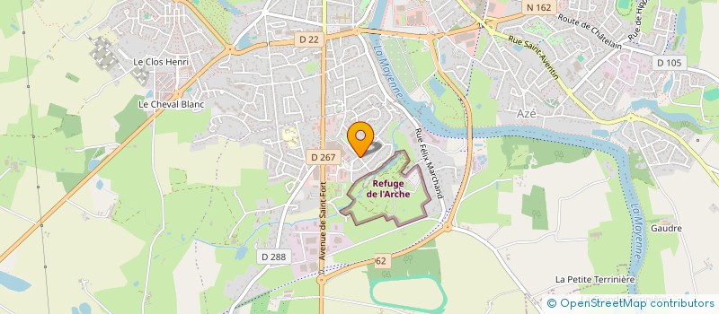 localisation de l'entreprise MONSIEUR PIERRE BOIS  CHATEAU-GONTIER-SUR-MAYENNE