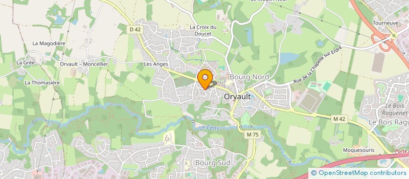 localisation de l'entreprise MONSIEUR PIERRE BOISLIVEAU à ORVAULT