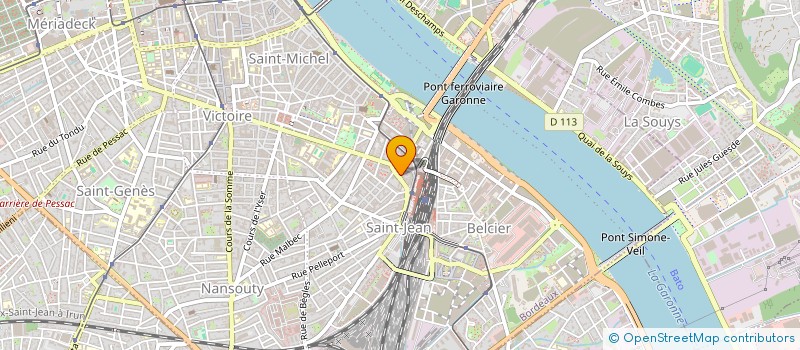 localisation de l'entreprise MONSIEUR PIERRE BOISSIER  BORDEAUX