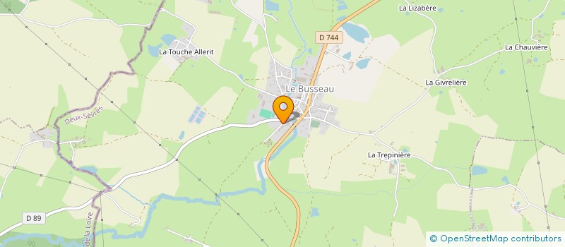 localisation de l'entreprise MONSIEUR PIERRE BOISSINOT à LE BUSSEAU