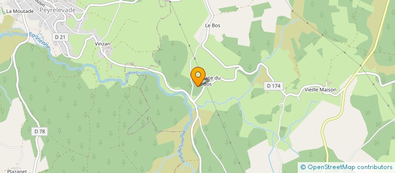 localisation de l'entreprise MONSIEUR PIERRE BOISSONNEAU  SAINT-SETIERS